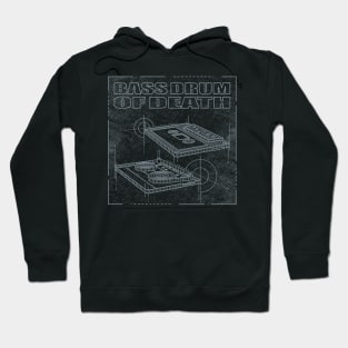 Bass Drum of Death - Technical Drawing Hoodie